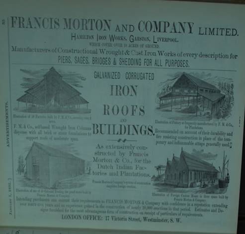 Francis Morton and Company Limited advertisement