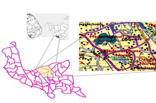 Locations of Study Area 670 