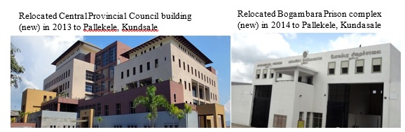 Relocation of the administrative building from Kandy city to Kundasale town 