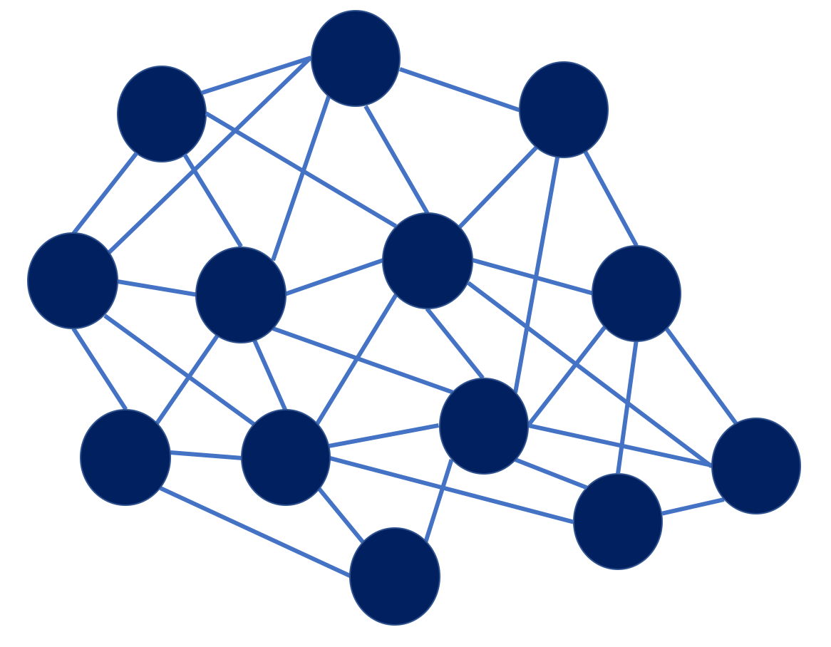 Network leadership model (hidden leadership)