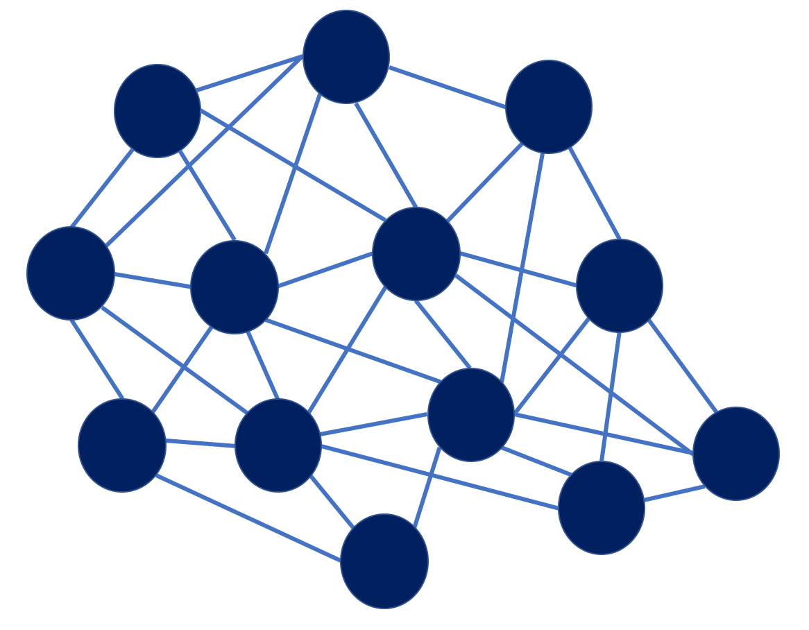 Network leadership model (hidden leadership) 