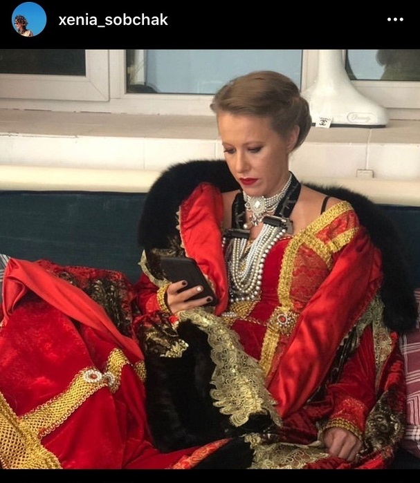 Ksenia Sobchak’s Instagram post