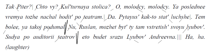 An excerpt from Ruslan Belyj stand-up (2019)