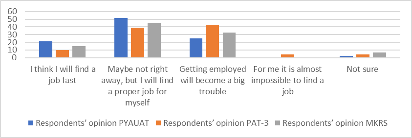 Respondents’ assessment of external individual competitiveness