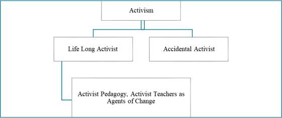 Activist pedagogy and life-long activism (based on Ollis, 2012)