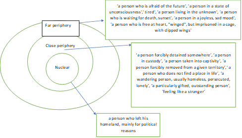 The field structure of the LCT “Russian emigrant”