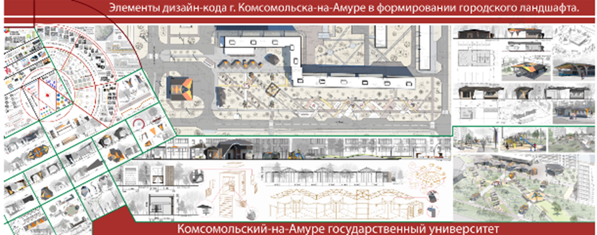 Design code components of Komsomolsk-na-Amure in city landscaping creation