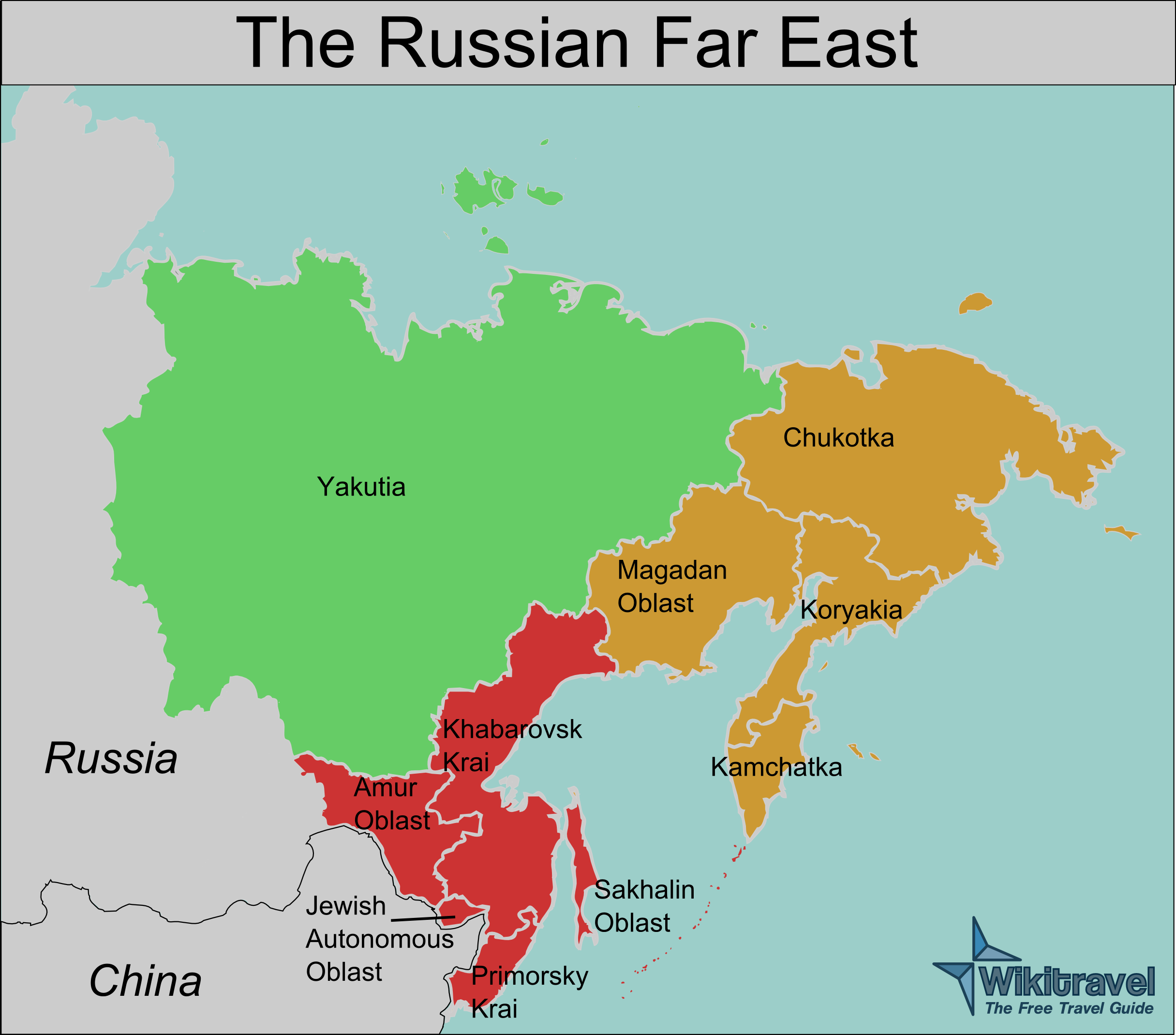 Location of the Jewish Autonomous region in the Russian Far East.