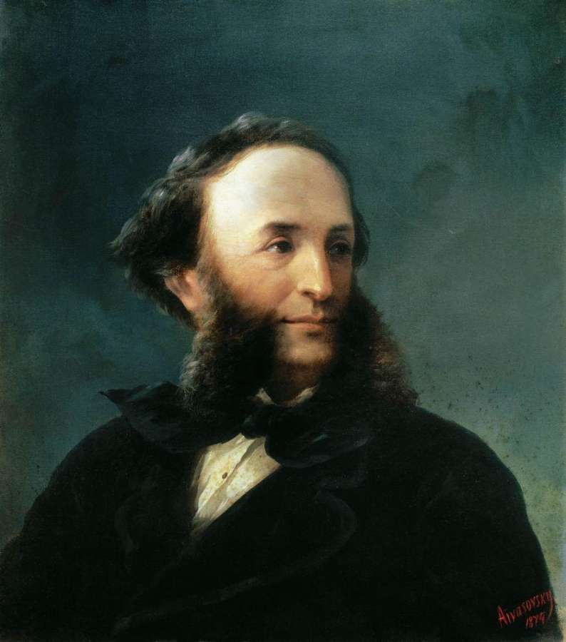 I. K. Aivazovsky, "Self-portrait", 1874 