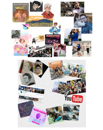 Examples of students’ collages