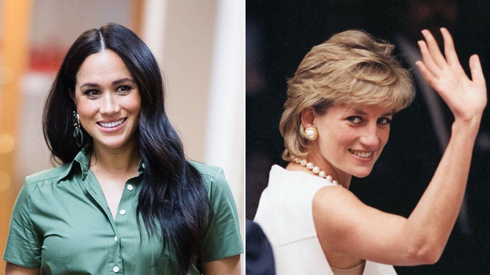 Meghan Markle and Princess Diana (https://www.bbc.com/news/newsbeat-49905596)