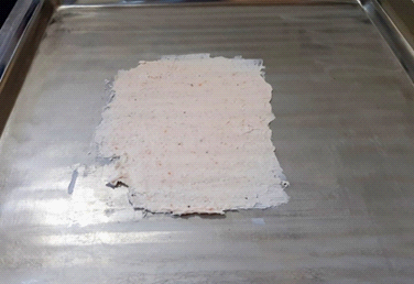 Distributed paste over the work surface