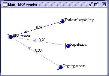 The "ERP Vendor" Map Weights