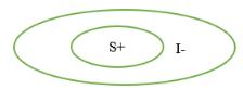 Field of receptive functions with a core and periphery, considering the intentionality type