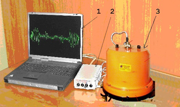 Appearance and output parameters of UHF-3 seismic module. 