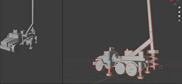 Development of 3D model animation