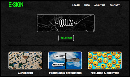 Quiz page 