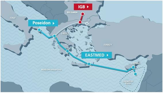 EastMed Project Route. Source:
       https://www.euractiv.com/wpcontent/uploads/sites/2/2019/08/EastMed.jpg