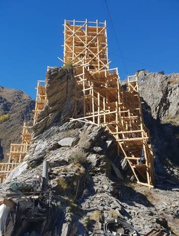 Photo taken in 2018 during restoration