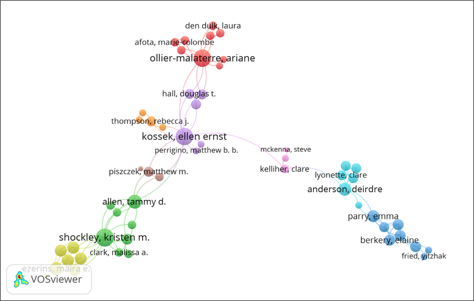 Co-author network visualization