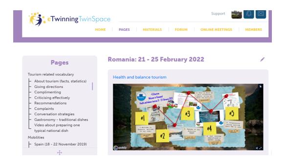 Twinspace of the EUtourism Erasmus+ project (2019-1-ES01-KA229-064134_2)