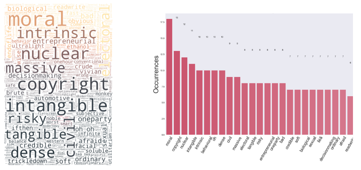 WordCloud & Frequency Histogram of Persuasive Business Talk