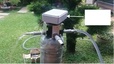 Fully assembled of the modified automatic rapid sand filter