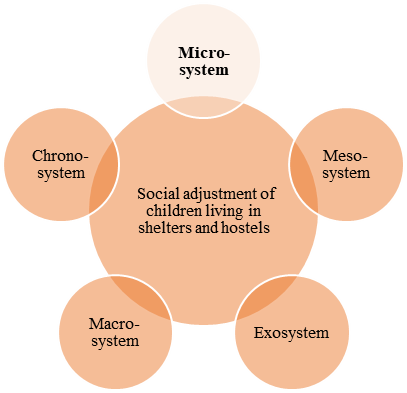 Systems operating in the social situation of children living in shelters and hostels
