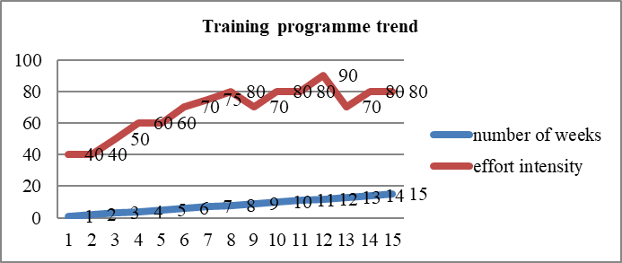 Training programme intensity dynamics