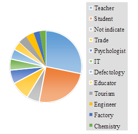 Occupation profile of the respondents