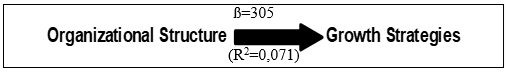 Figure 02. Organizational Structure - Growth Strategies Result Model