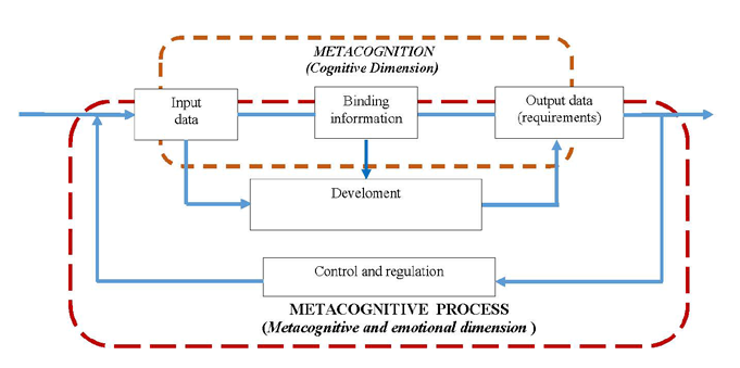 Fig.2. Metacognitive process and problem solving; 