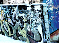 Vandalism among anti-vandalism