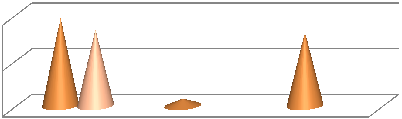 The graphic representation of the results of the 50 m flat speed test 