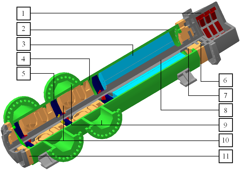 Structure of subsea pumping complex.
