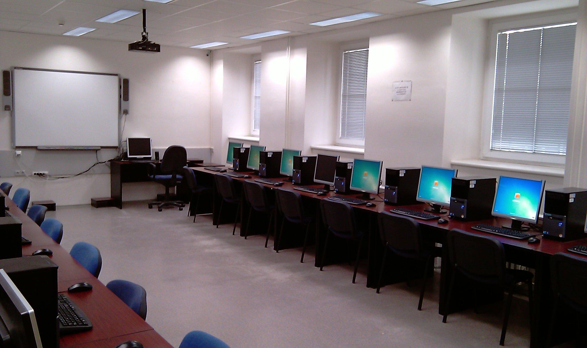 Specialized ICT classroom at Faculty of Education, Palacký University Olomouc, Czechia