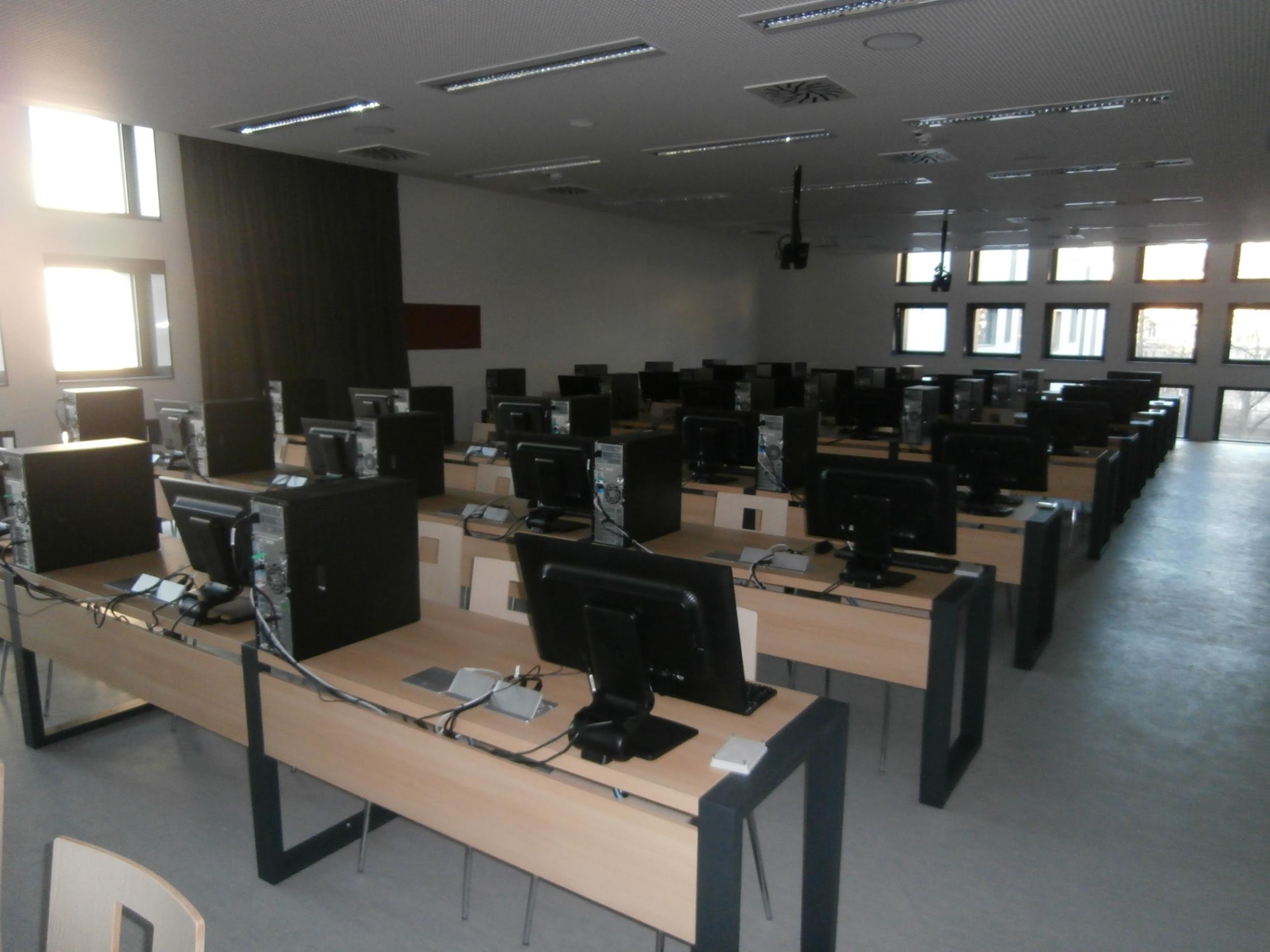 Current computer classroom at Faculty of Education, Palacký University Olomouc, Czechia