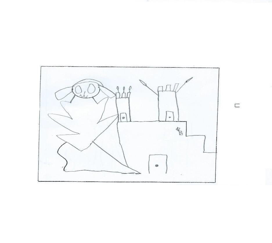 An example of a completed Urban test with a title "Haunted castle and a ghost".