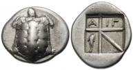 Silver coin from the 6th century BC (Jones,
        2011)