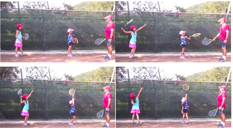 Imitation exercises https://youtu.be/F-9zt5V8dSk Tennis Lesson for Intermediate Level - no. 18