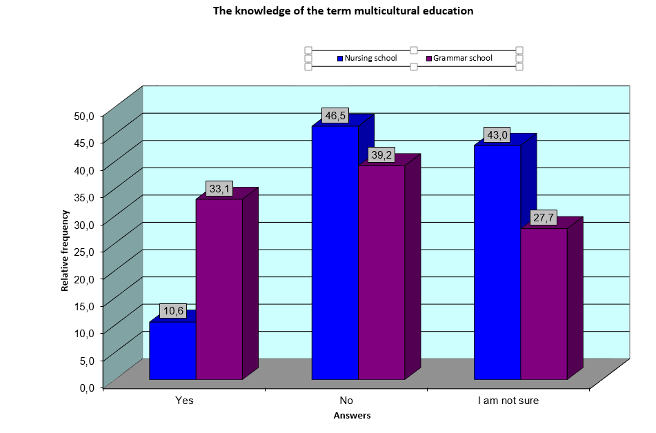 The knowledge of the term multicultural education