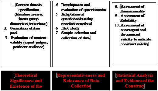 The 10-Step in a 3-Phase Scale Development Process Source: Slavec and Drnovesek (2012)