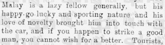 Singapore Free Press. 12 May 1909, Page 8