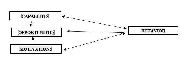 COM - B system for behavior analysis in context