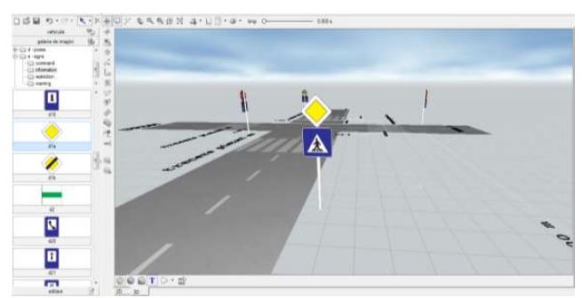 Traffic signs input