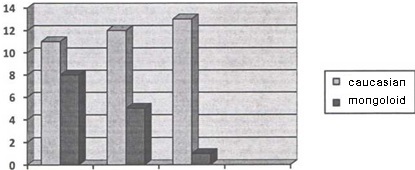 Subgroup distribution by assessment of the cognitive status