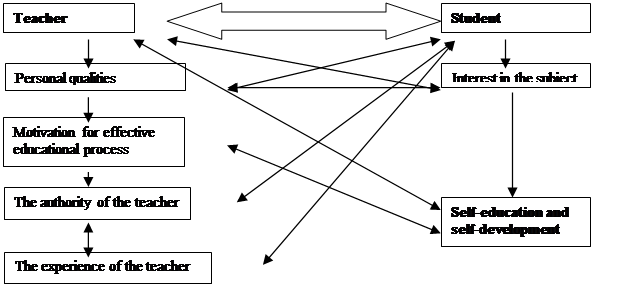 Figure 01. Criteria for a motivational
      activity students