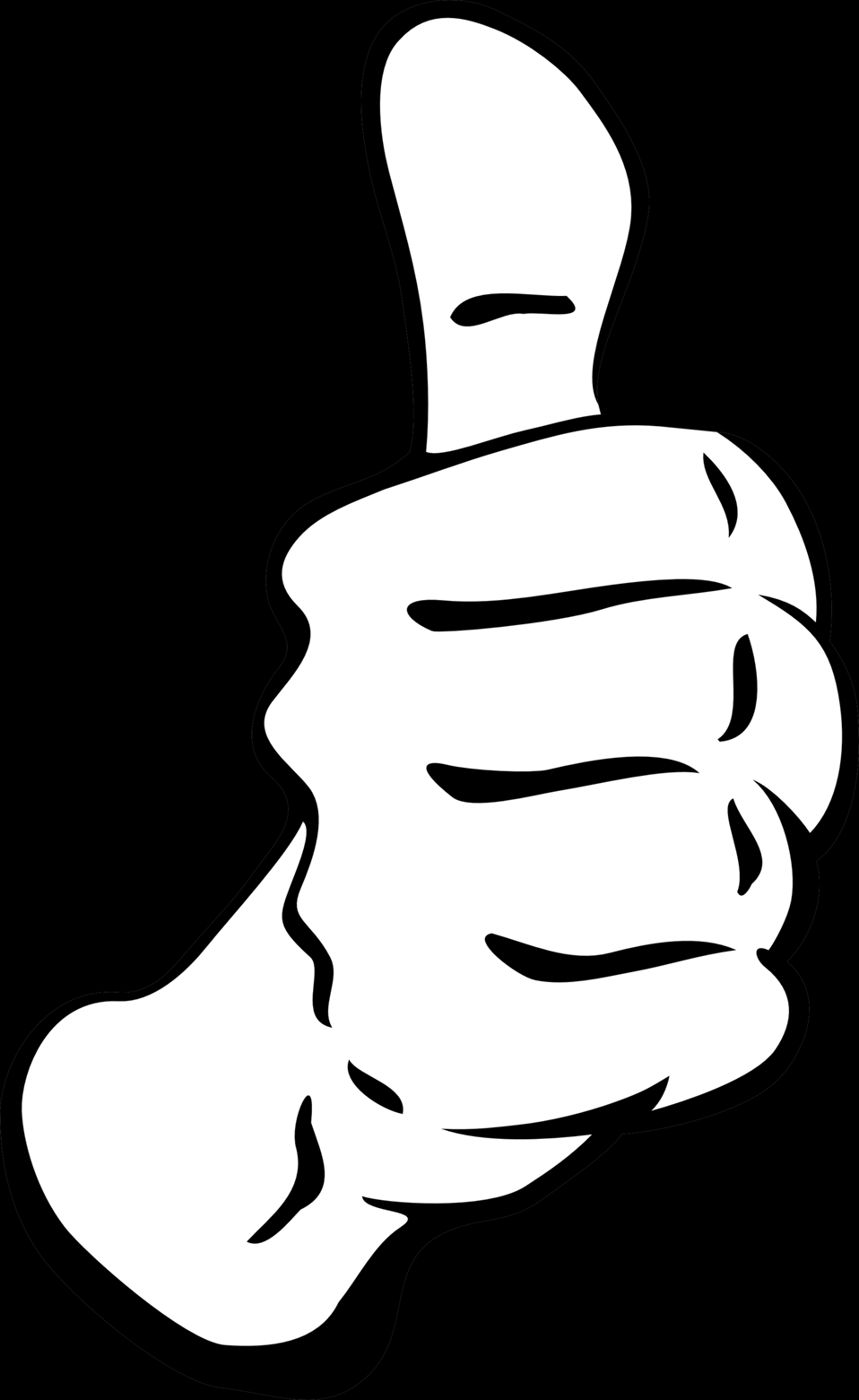 “Thumbs up” gesture