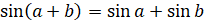 Example of mathematical sum.