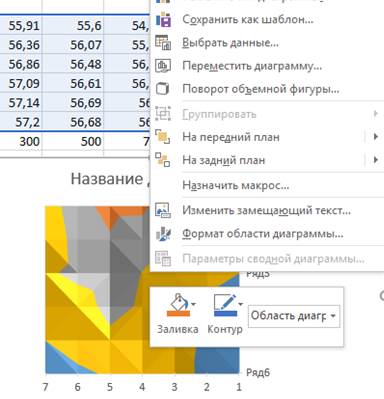 Select data to construct a surface